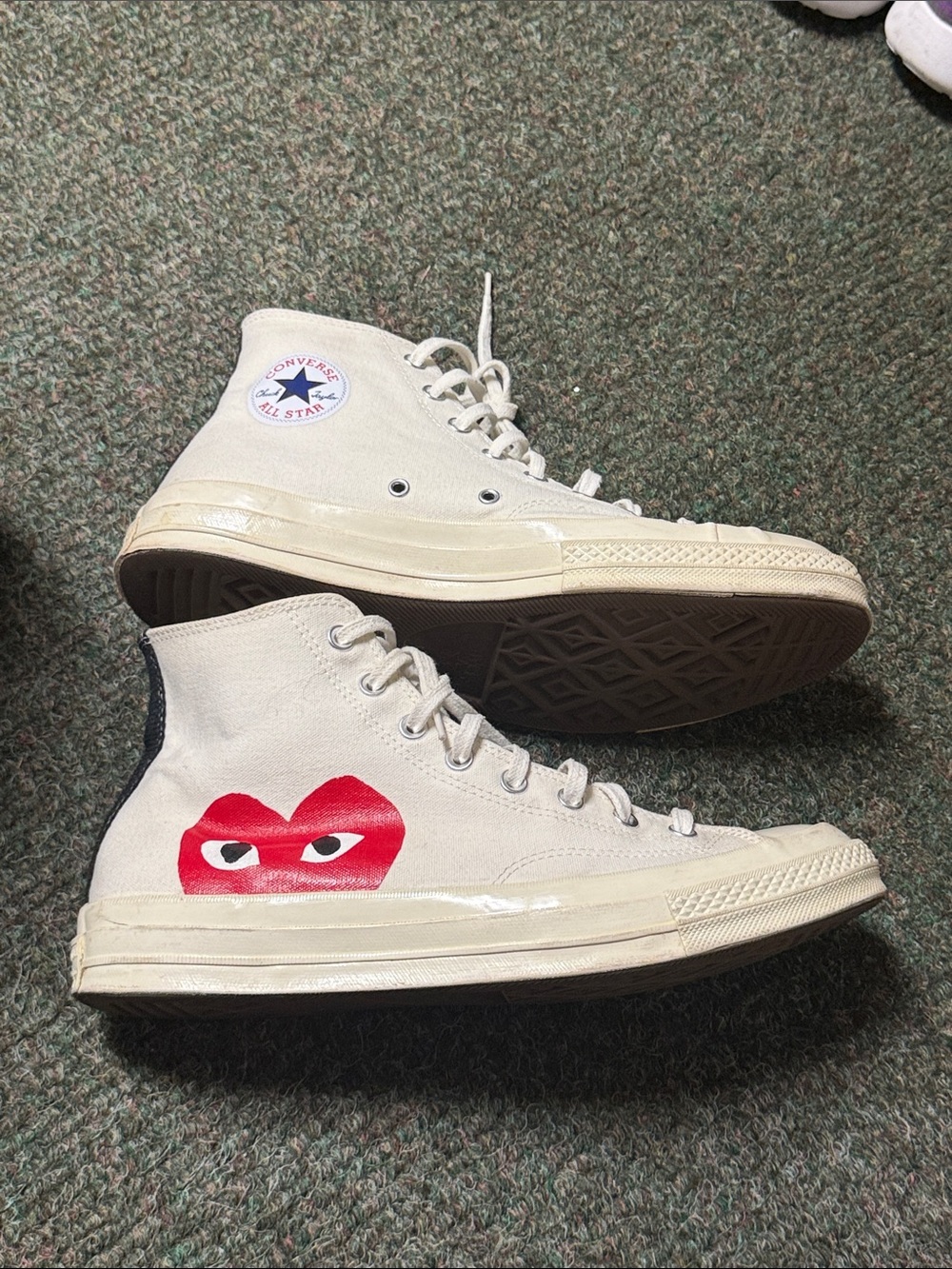 Converse Chuck Taylor All Star 70 Hi Comme des Garcons PLAY White